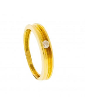 Anel solitário de Brilhantes - 0002392 Anel solitário de Brilhantes - 0002392